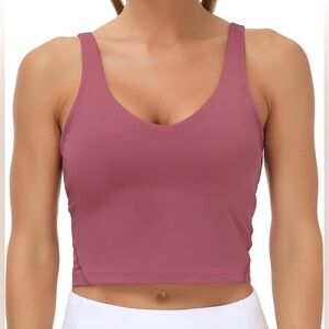 THE GYM PEOPLE Womens' Sports Bra Longline Wirefree